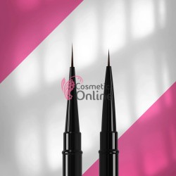 Pensula de unghii Staleks cu doua capete, pentru pictura liner, din par sintetic, lungime 7 mm / 10 mm, model NBE-01/03